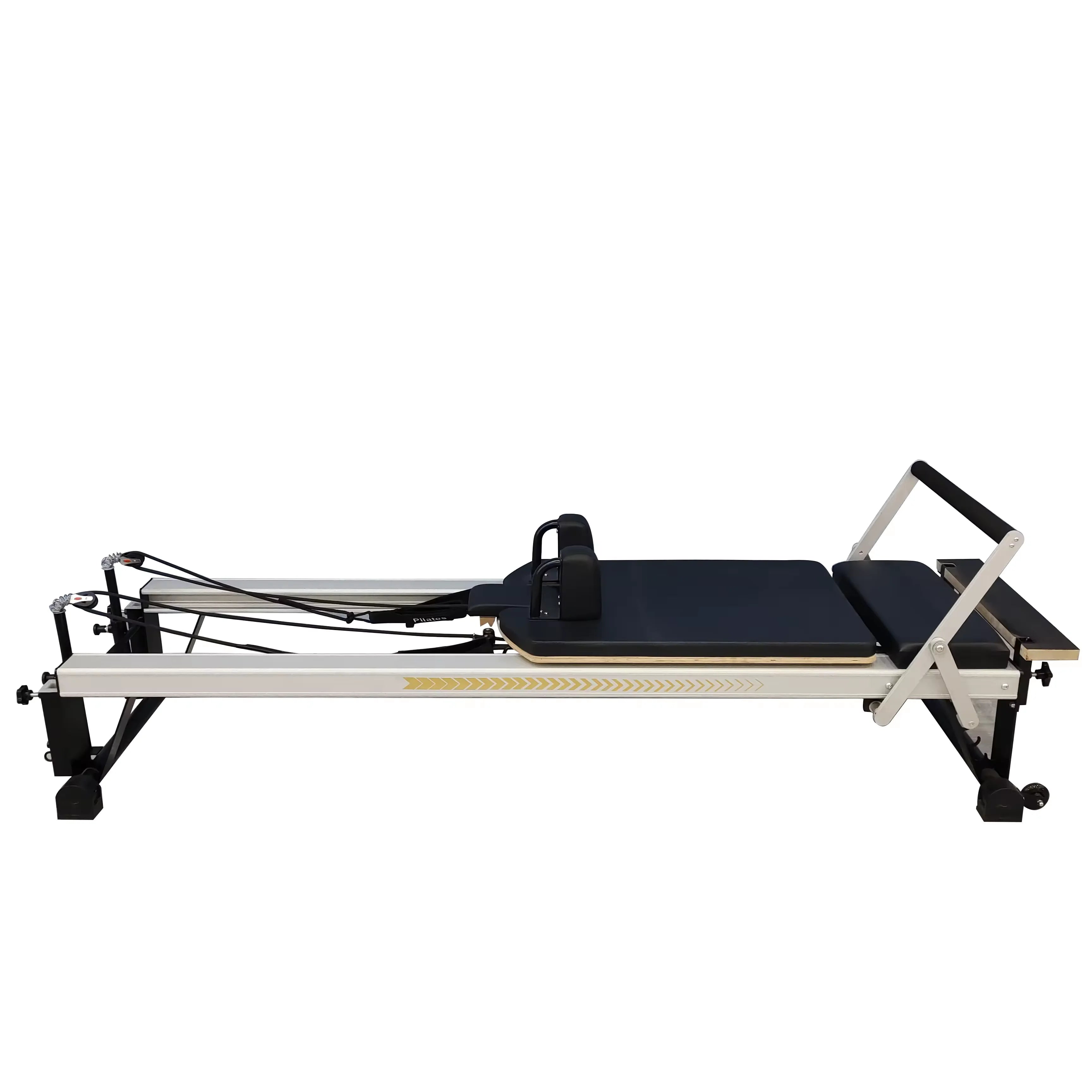 Pilates Core Bed Foldable Portable Durable Aluminum Alloy Home Reformer Yoga Fitness Equipment for Pilates Studio