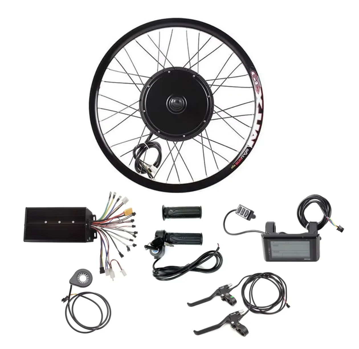 CD- 26 27.5 28 29 Inch Electric Bicycle 48V 52V 60V 72V 3000W Rear MTX 39 Wheel Hub Motor Electric Bike Conversion Kit