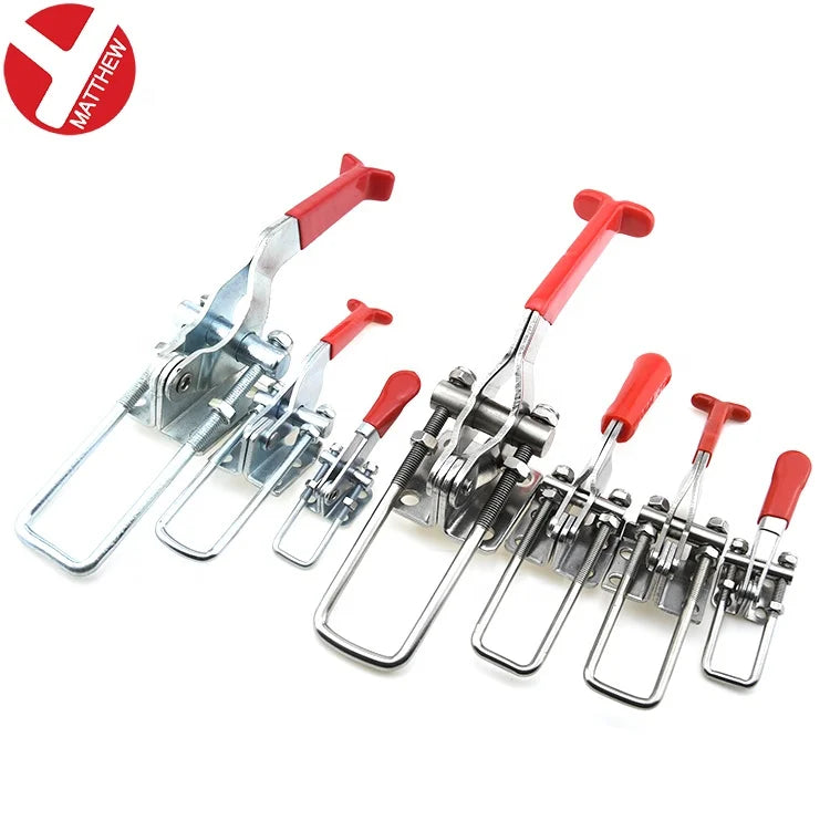 Stainless Steel Metal Cord Lock Clamp Toggle Adjustable Quick Action Latch