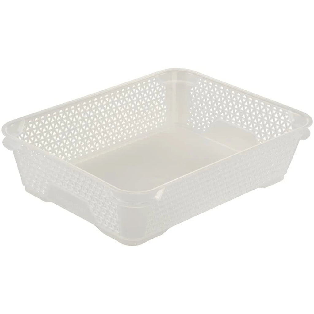 Mini Basket DIN A5 26.5 x 20 x 7 cm Mirko Transparent