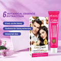 Mokeru Original Factory Wholesale 60ml*2 No Ammonia Hair Color Cream With Developer Permanent Hair Dye For All Hair Type Use