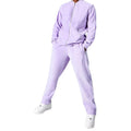 OEM Custom Logo Casual Jogging Suit for Women Autumn Collection-Cropped Hoodie Jogger Sweatpants Two Piece Set Lounge Lounging