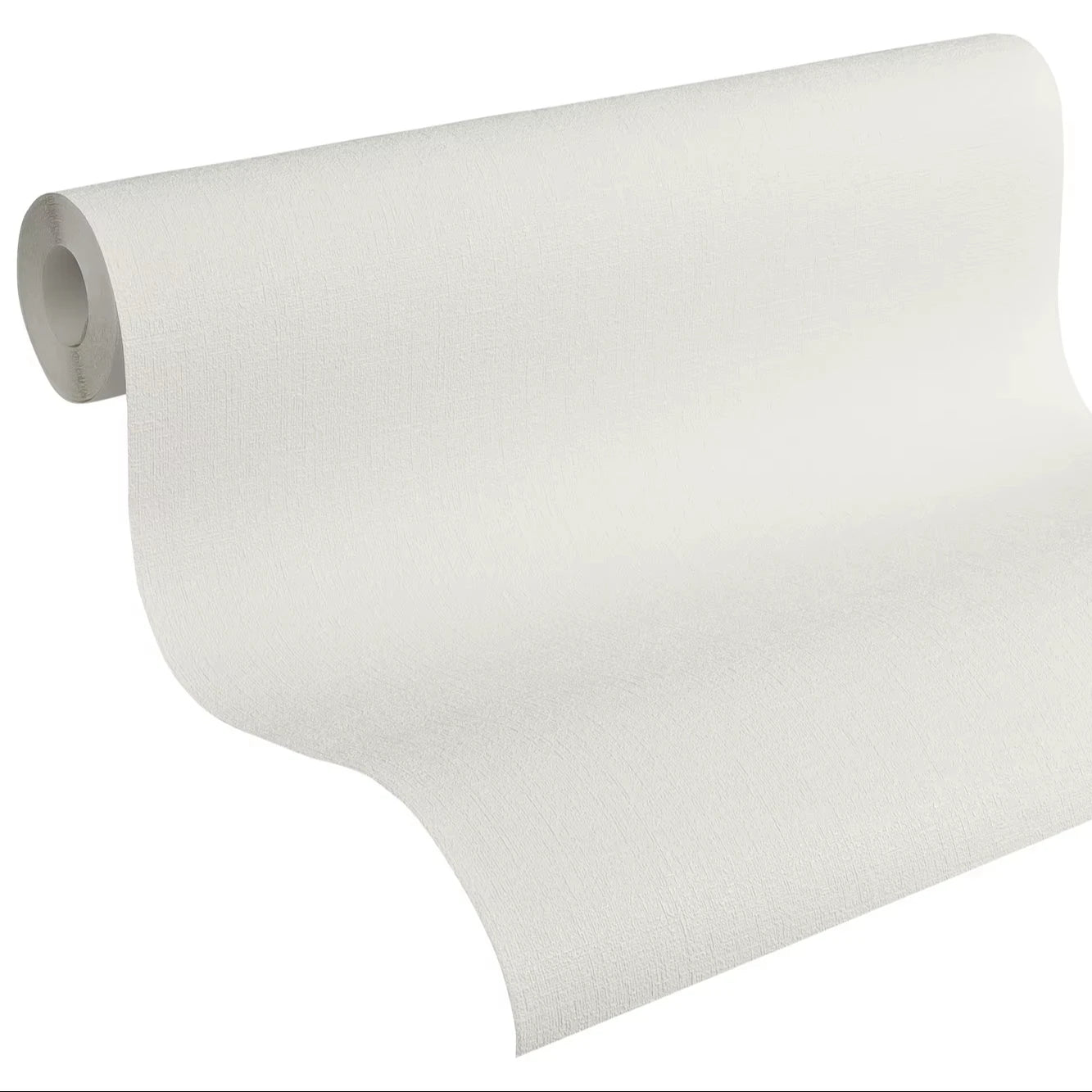 Made in Germany - Coatable Wallpaper rolls Plain Colour Paintable White Non Woven Vinyl Wallpaper for painting - 1005 x 053 m