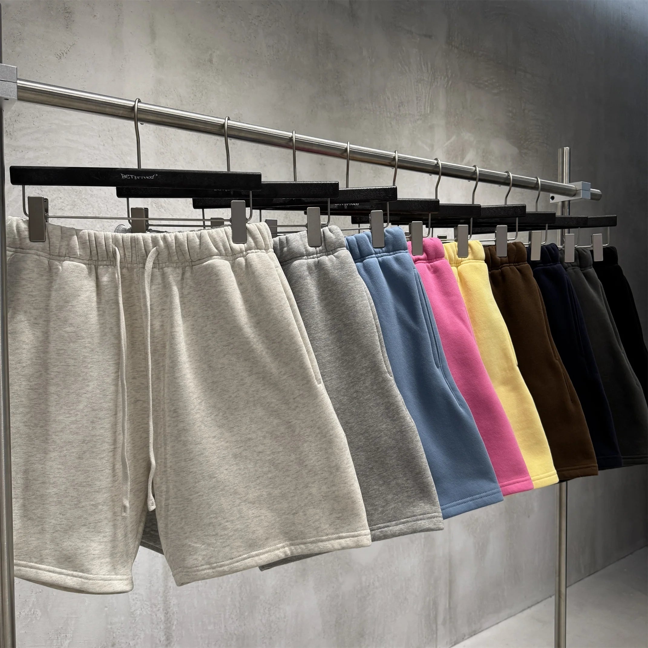High-quality Heavy-weight Fleece Fabric Shorts 400gsm Men's Shorts Streetwear Athletic and Fitness Shorts Unisex
