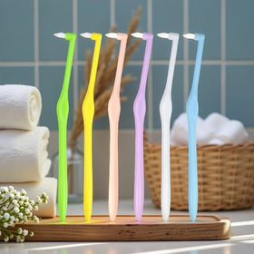 Orthodontic Single Tufted Tooth Brush Interdental Cleaners Orthodontic Toothbrush for Braces