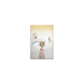 Made In Germany - Home Decor Canvas Picture Circus Tiger Nursery - Wall Mural In Colourful And Beige - Stretcher Frame Art