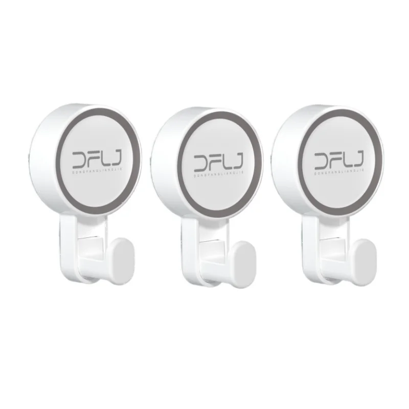 3pcs/set Wall Mount Waterproof Kitchen Bathroom Multiple Hanging Towel Key Coat Robe Hook With Adjustable Suction Cup for Shower