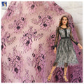 YX1246 Hot Middle East Iraq and Arabs Popular Lightweight Lace Tulle Fabric Soft Two-Tone Eyelash Lace Fabric for Woman