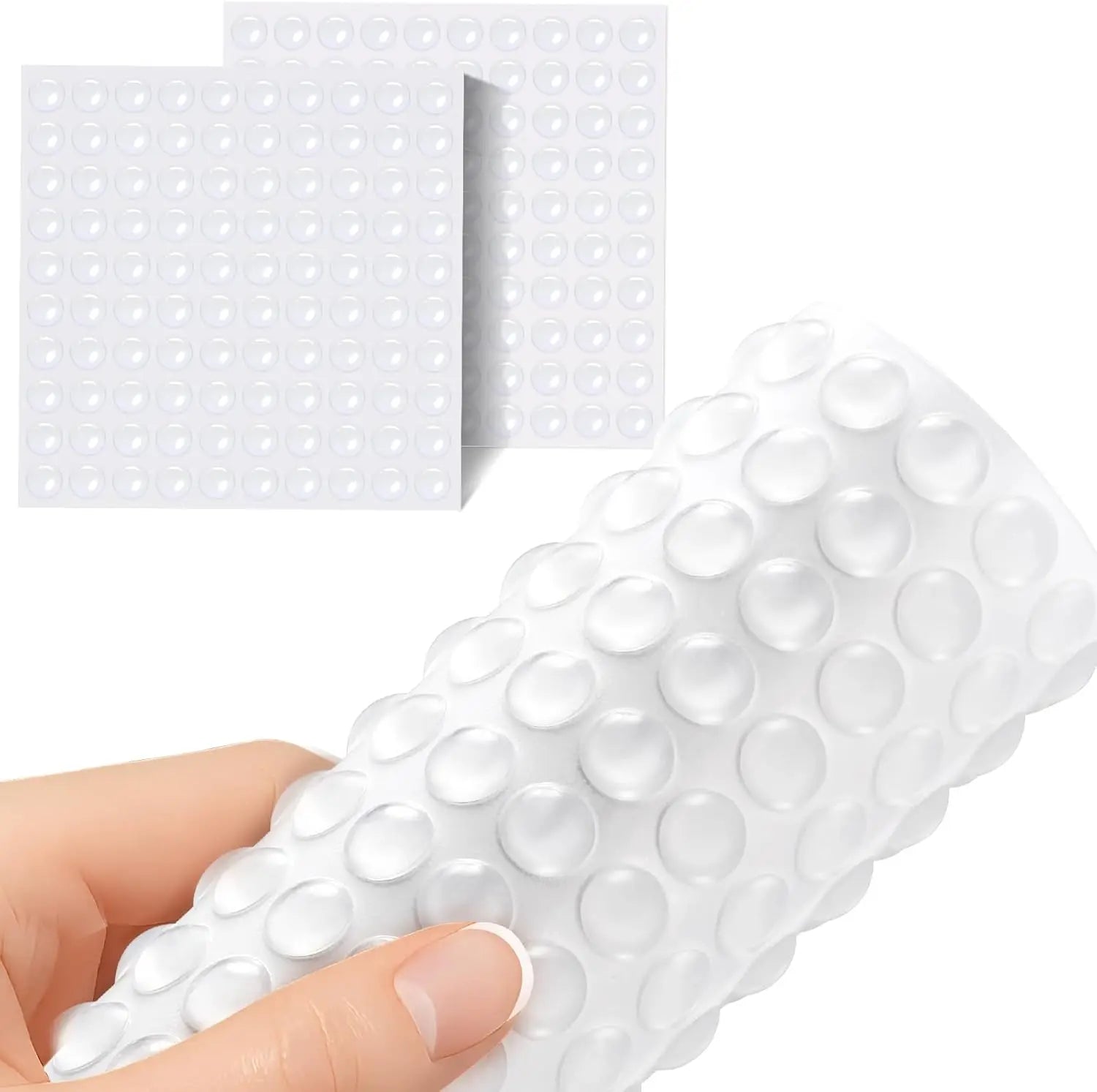 Cabinet Door Bumpers Clear Silicone Adhesive Rubber Feet Sound Dampening Door Stopper Non Slip Furniture Pads Wall Protector
