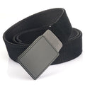 2 in 1 Luxury Automatic Rotating Alloy for Buckle Custom Logo Double Sided Fabric Outdoor Casual Men's Belts 38mm Canvas Belt