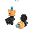PP Drip-Proof Nozzle for Cow Farm Cooling Nozzle with Split-eyelet Livestock Farm Nozzle Adjustable Flow Rate for Dairy Farms