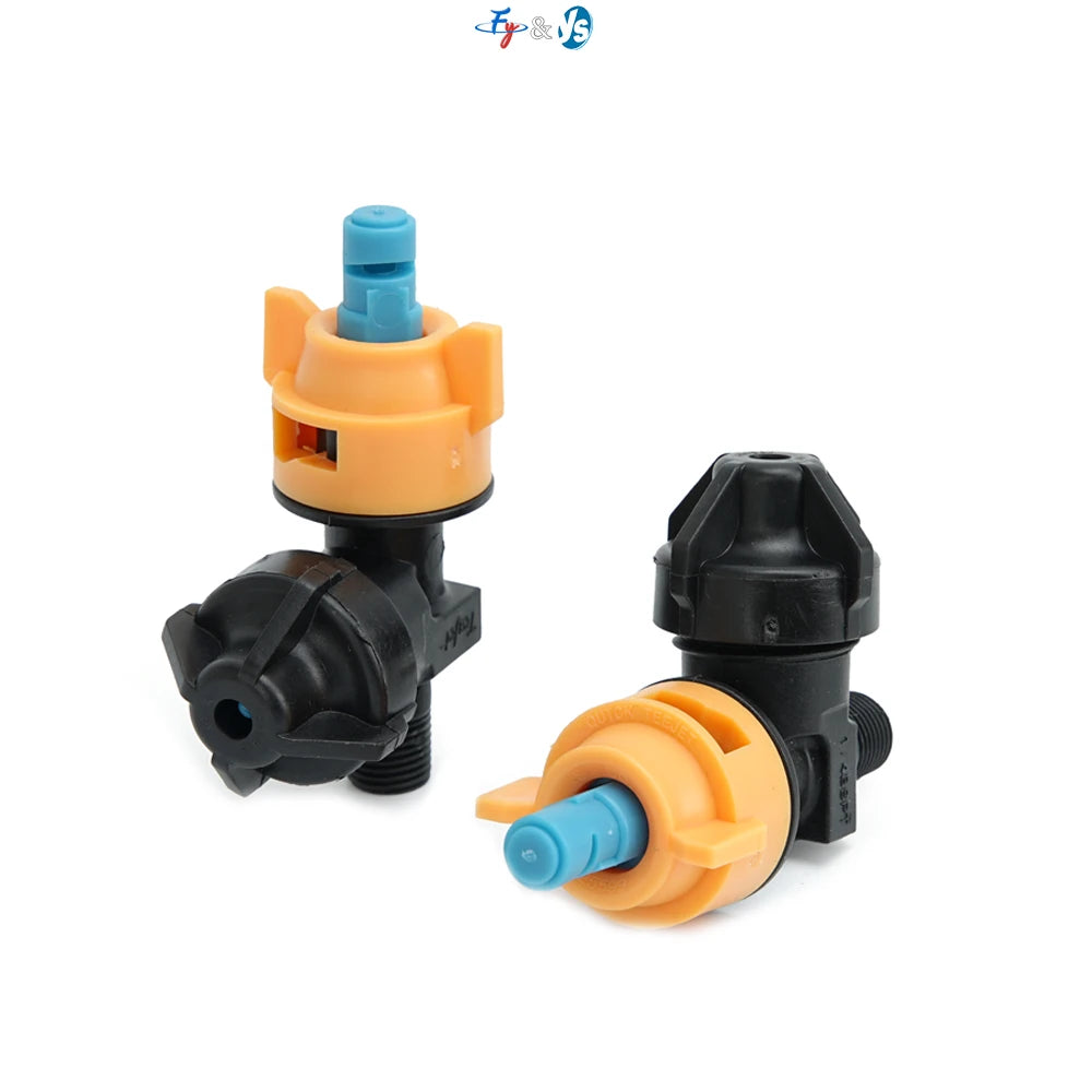 PP Drip-Proof Nozzle for Cow Farm Cooling Nozzle with Split-eyelet Livestock Farm Nozzle Adjustable Flow Rate for Dairy Farms