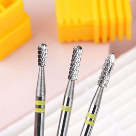 Yaqin High Quality Noiseless Uncoated Remove the Cuticle Clean Tungsten Carbide Nail Drill Bits Mini