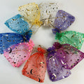 MU Moon Star Organza Jewelry Gift Pouch Elegant Packaging & Printing Product for Luxury Jewelry Display