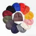 Custom Logo Embroidered Winter Acrylic Knit Beanie Hats Character Camouflage Plaid Bows Fruit Dot Argyle Design