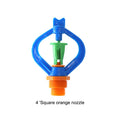Thread butterfly Sprinkler Heart Shaped Turbine Flexible Fan Shaped Spraying Path for Agriculture Irrigation
