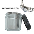 Boasta Manual Diamond Gemstone Cleaning Cup with Stainless Steel Filter Jewelry Watch Parts Cleaner 73*76mm Tool Equipement