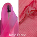 RTS Wholesale Ripstop 100 Polyester Crepe Fabric Wedding Decoration Fabric Free Sample Mesh Crinkle Fabric