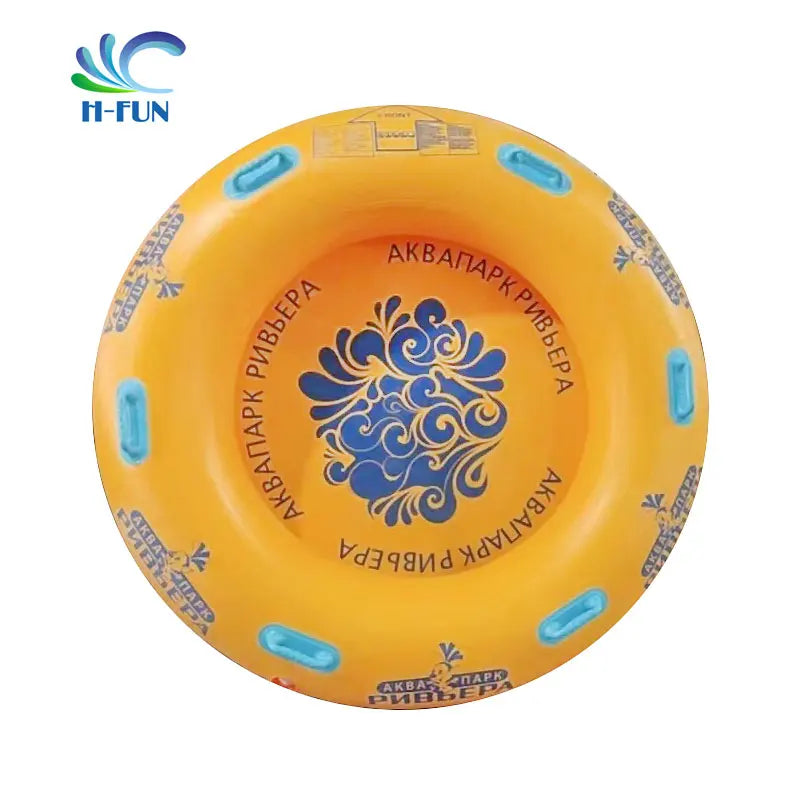 Overlap Reinforced Heat Bonding Waterpark Round Raft Water Slide Boat PVC Round Raft