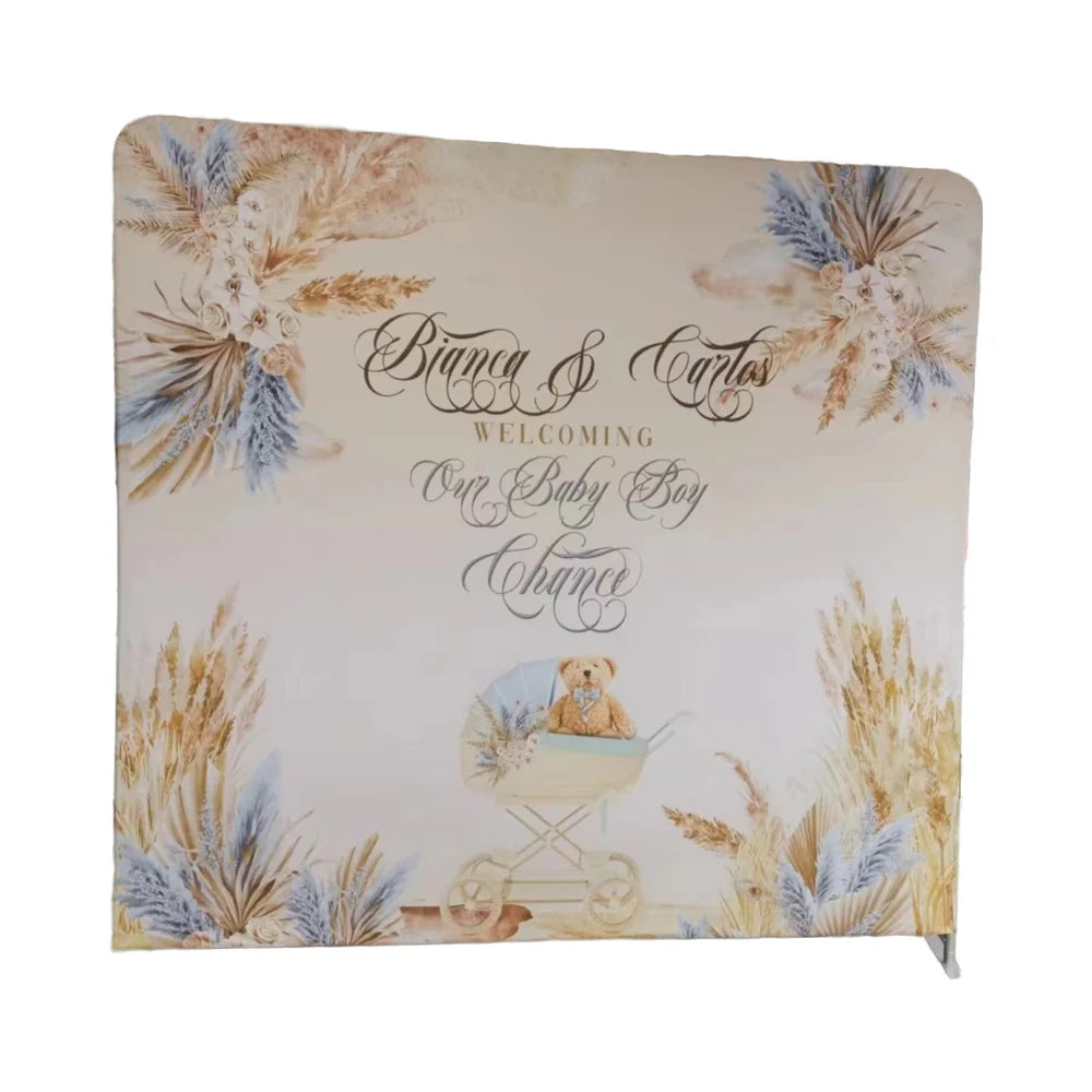 Custom Trade Show Equipment Tension Fabric Booth for Advertising Graduation Photos & Weddings for Exhibitions & Photo Backdrops