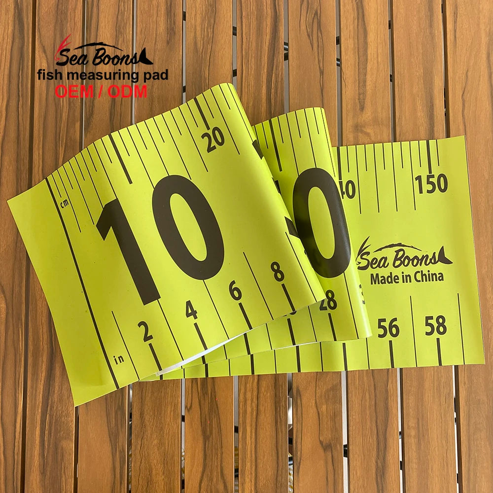 Pvc Fishing Ruler Measure Tape for Freshwater Sea Fly Trolling Fishing Techniques Targeting Carp Lake Fishing Accessories