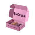 Delivery Cookie Box Packaging Thick Corrugated Cardboard Bakery Cookie Packing Custom Dessert Box