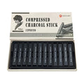 Softart 12/pack Professional Artist Compressed Charcoal Bar Carbon Painting Stick Carbon Bar Sketch Drawing MegaBDM