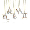 Aimgal Trendy Zodiac Pendant Colored Zircon Gold-Plated S925 Sterling Silver Fine Jewelry for Wedding Engagement Party Unisex