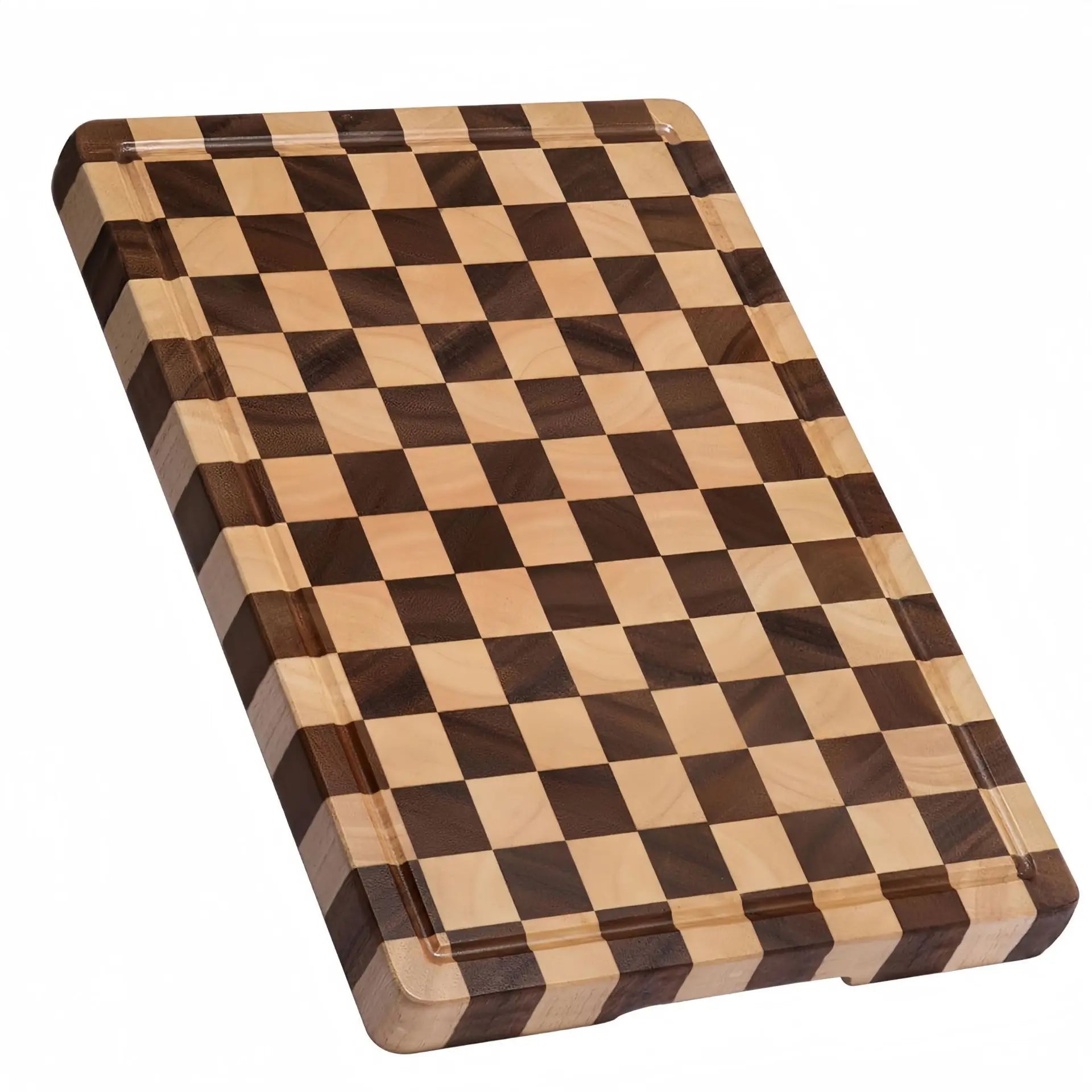 Eco-Friendly Acacia Wood Chopping Board Creative Art Style Thickened Solid Kitchen Serving Dish Plate Cutlery Chessboard