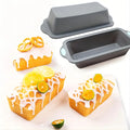 High Quality Food Grade Oven Safe Silicone Loaf Pan a Rectangular Toast Silicone Cake Mold Nonstick Bread Pan