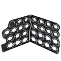 Boasta Plastic Ring Size Measuring Board US Size 0-13 Jewelry Ring Sizer Display Card Black Making Tool
