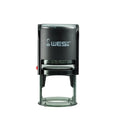 WES Self Inking Stamp 38mm Round Sellos De Goma Support Stamp Custom