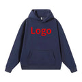 Unisex Luxury Cotton Hoodies Pullover Custom Logo Printed Embroidery Washed Techniques XL Casual Tracksuit Heavyweight Bulk Mens