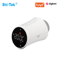TUYA Smart LED Thermostatic Radiator Valve Alexa Google Home Compatible Requires Zigbee Gateway IP20 Protection 2-Year Warranty