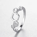 New Arrival Fashion 925 Sterling Silver Cubic Zirconia Exquisite Ring Dainty Vintage Fine Jewelry Rings