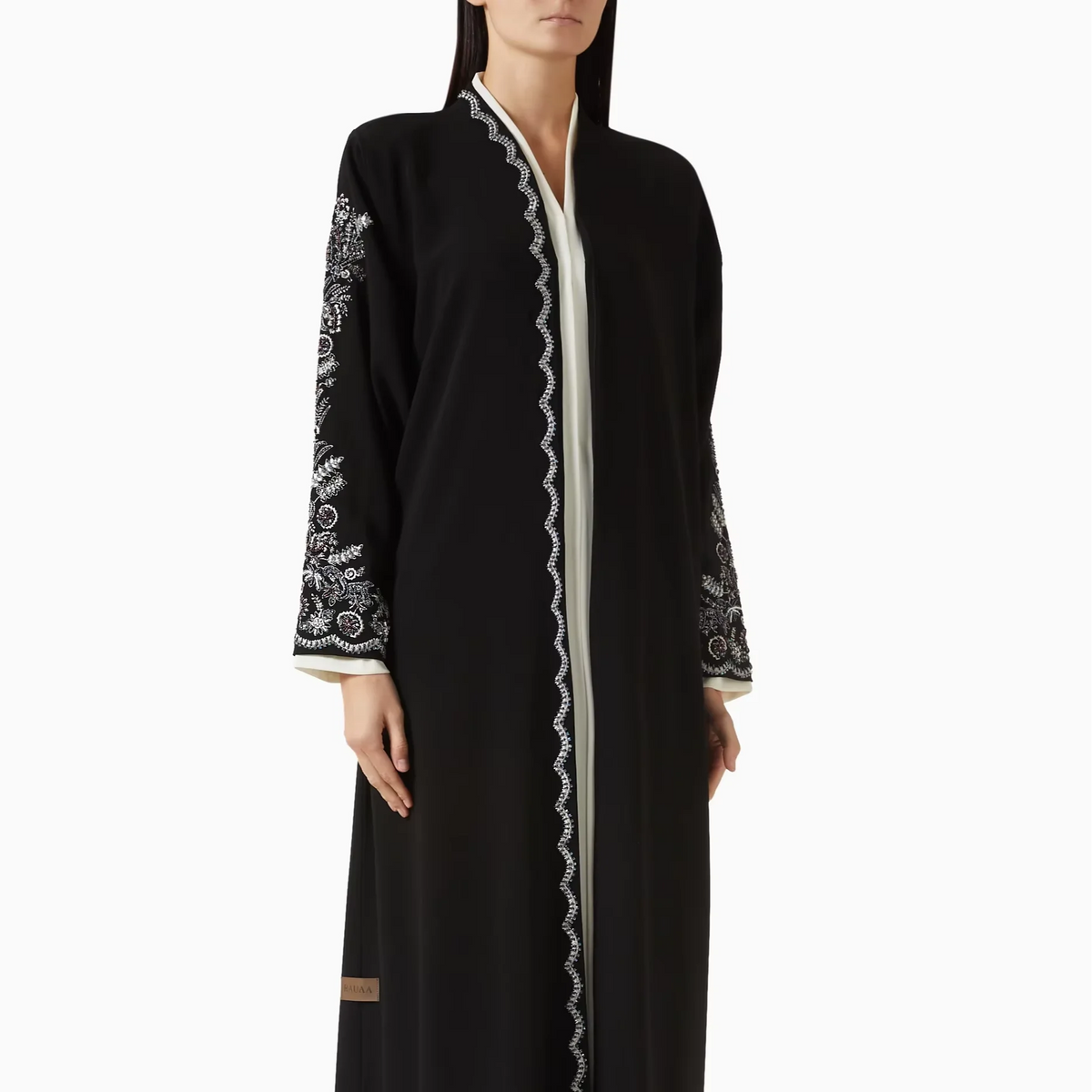 YKA009 Muslim Dress Wome Islamic Clothing Hijabs Traditional Water Droplet Decorative Lace - Made by Hand in Dubai Only MegaBDM