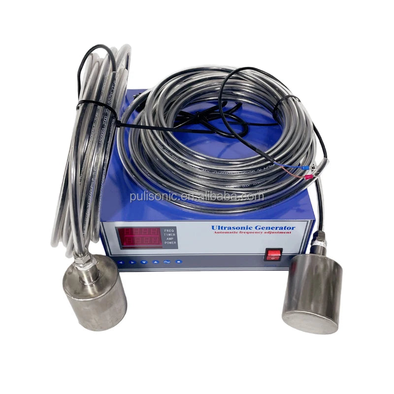28kHZ 200W Smart Ultrasonic Water Surface Algae Cleaner Transducer for Firewater Storage Tanks