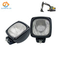 Glparts 24V Lamp Group Flood 153-2521 1532521 for E307B 308D 311B 311D E312 E320B E325B Excavator Work Light Lamp