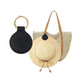 Outdoor Portable PU Leather Round Hat Clip Holder HandBag for Travel Magnetic Hat Clip
