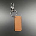 Personalized Laser Rectangle Leather Keychain Hook Laser Friendly Blank Name Tag Anniversary Gift Laserable Leatherette Keychain