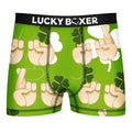 men's lucky boxer briefs in green