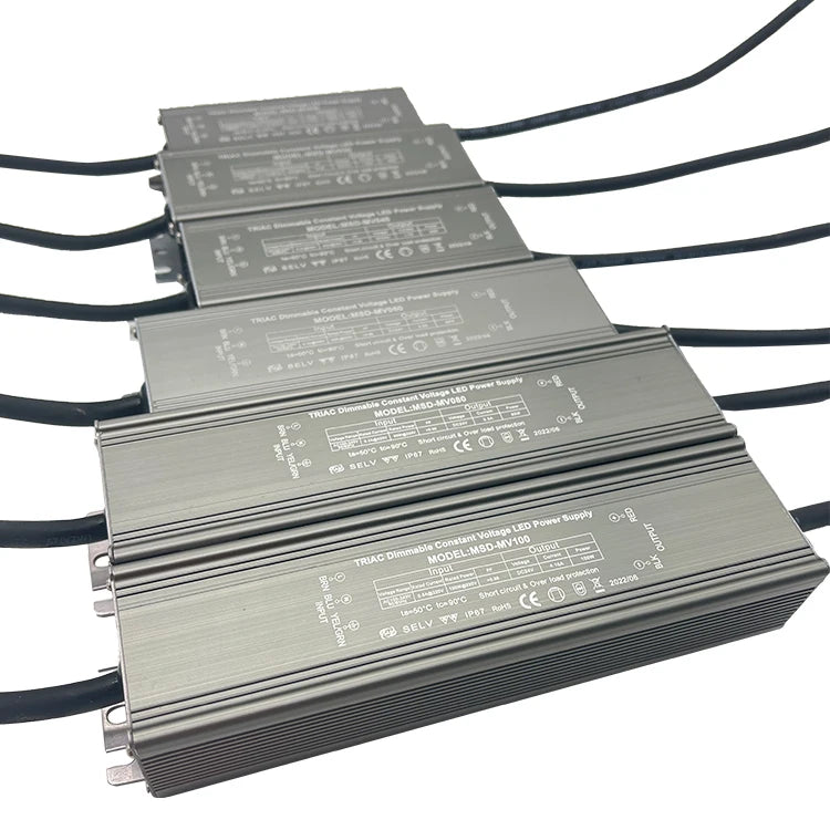 Fast Delivery 60w LED Driver 12V 24V Power Supply CV DALI Dimmable Waterproof Led Driver