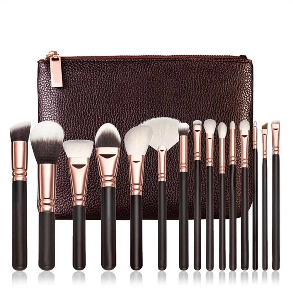 2024 Popular Private Label Cosmetics Eyebrow Foundation Powder Makeup Products Synthetic Facial Cleansing Makeup Brush Set MegaBDM