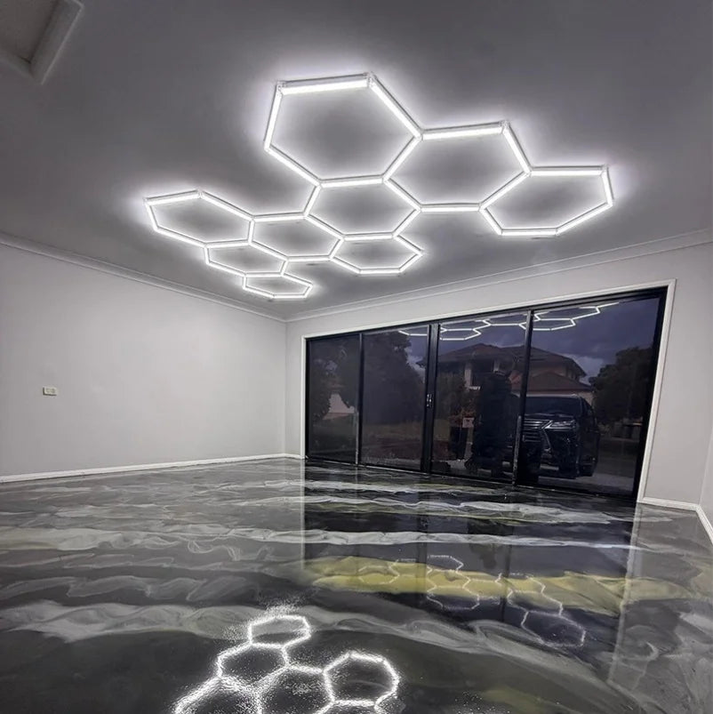 Factory Direct High Quality Aluminum Honeycomb LED Work Light 6500K Waterproof Cob LED Car Wash Light for Workshops