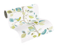 German-Made Peel Stick Bird Wallpaper Blue Green Self-Adhesive Foil Film Panel 2.50 X 0.35m for Kitchen Bedroom Highly Washable