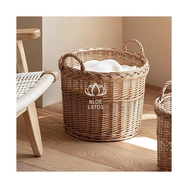 PREMIUM QUALITY Woven Laundry Basket with Lid from Blue Lotus Versatile for Clothing Storage and Blanket Storage 2025