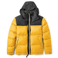 Wholesale Custom Men's Stylish Big Down Coat Winter Puffer Jacket in Plus Sizes Waterproof Hooded Outerwear for Men