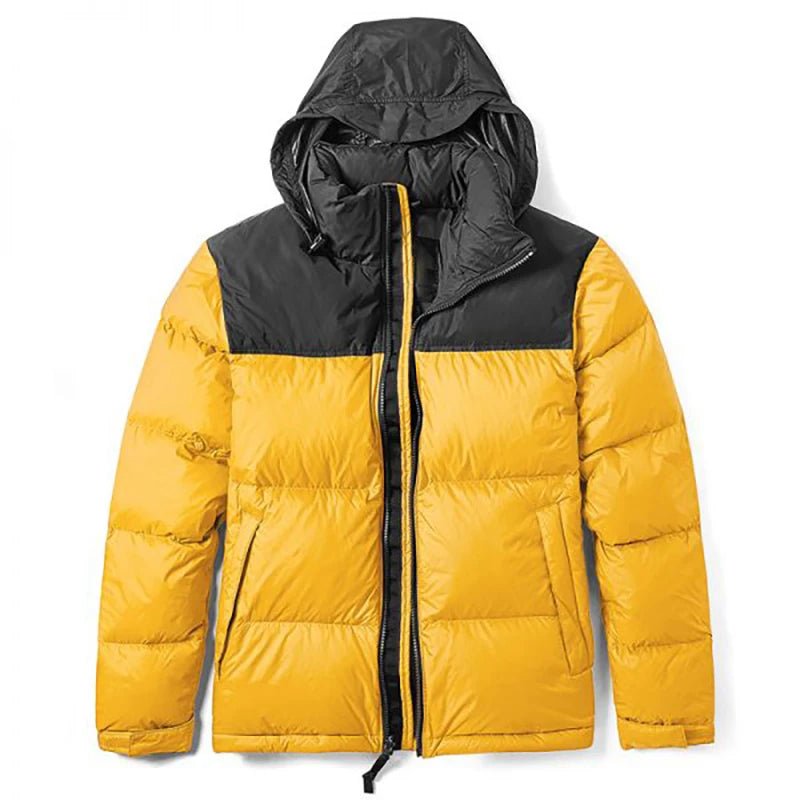 Wholesale Custom Men's Stylish Big Down Coat Winter Puffer Jacket in Plus Sizes Waterproof Hooded Outerwear for Men