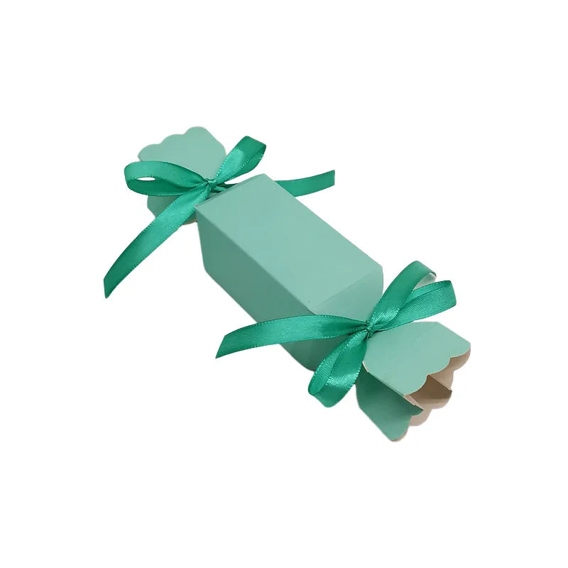 JUXINDA Cute Hot-selling Striped Candy Box Valentine's Day Surprise Gift Box Heart-shaped Birthday Party Favor Wrapping Box