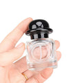 For MUB Factory Price 30ml Glass Perfume Bottle Colorful Coating with Aluminum Lid Thick Bottom Empty Crown Cap Sealing MOQ